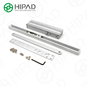 Cierrapuertas de Aluminio con Velocidad Ajustable, Sistema de Herrajes Todo en Uno para Puertas de Vidrio, Proyectos de Apartamentos y Villas - Product Image 4