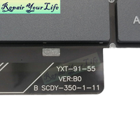 Clavier d'ordinateur portable en anglais américain pour Gateway GWNR71517-BL GWNR71517-BK YXT-91-55 SCDY-350-1-11 MB3501063 F0006-063, clavier neuf noir