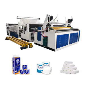 Nueva fabricación Máquina rebobinadora de papel higiénico Máquina para hacer papel higiénico - Product Image 1