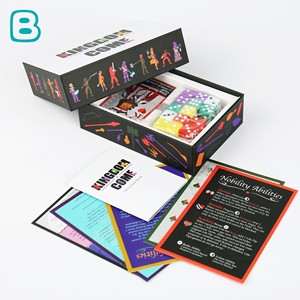 Tùy chỉnh khác nhau Chất lượng cao Poker thẻ với dập nóng in ấn và không thấm nước thẻ giấy cho người lớn Trò chơi thẻ - Product Image 3