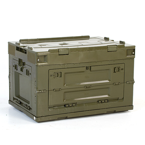 530x365x335mm Multifunctional plastic foldable pallet box plastic folding pallet crate