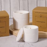 Transparente Blechdose Holz docht Private Label Farbe Gold Rote Rosen Duft kerzen für Männer