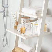 Boîte à thé divisée en plexiglas boîte de rangement des aliments conteneurs transparent acrylique organisateur de collations avec séparateurs amovibles