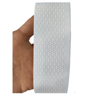 Ceinture élastique blanche disponible à impression par sublimation, rouleau de bande en silicone personnalisé antidérapant pour cuissard de cyclisme, cuissard à bretelles