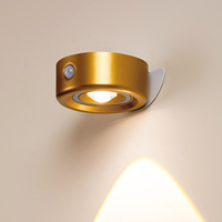 Lampe de nuit magnétique sans fil à détecteur de mouvement, longueur réglable, rechargeable par USB, lampes murales pour chambre à coucher, lampes LED de chevet pour la maison