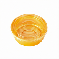Boîte d'emballage alimentaire en plastique PET avec couvercles transparents pour sushis, nouilles, hamburgers, pizzas, sandwichs, gâteaux