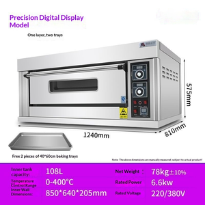 La Cafetería Utiliza un Horno Comercial Multifuncional de Gran Tamaño, Ideal para Hornear Pan, Pasteles, Pescado y Panqueques - Product Image 4