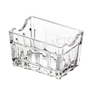 Support rectangulaire en acrylique transparent pour café, sucre et thé, design bohème, exportation mondiale ZF - Product Image 1