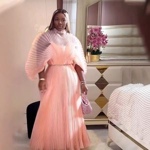 Vestidos de Mujer de Color Sólido con Pliegues Hechos a Mano de Estilo Africano, a la Moda - Product Image 2