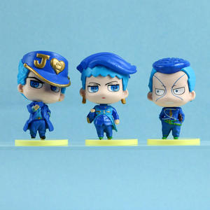 6 pcs Trish Una de oro experiencia Spice Girl Diavolo Bruno Bucciarati el viento de <span class=keywords><strong>Giorno</strong></span> <span class=keywords><strong>Giovanna</strong></span> figura JOJO es extraño aventura - Product Image 6