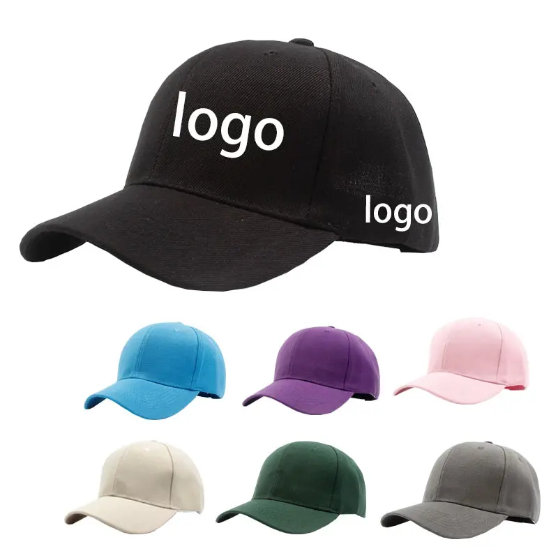 قبعات البيسبول المخصصة نيويورك البيسبول كاب التطريز قابل للتعديل فارغة عادي قبعة رياضية مخصص شعار