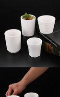Nouveauté Bestseller – Tasses en PC ultra-transparentes et sûres, conception anti-fuite, antidérapantes, résistantes à l'ébullition et au lave-vaisselle, blanches