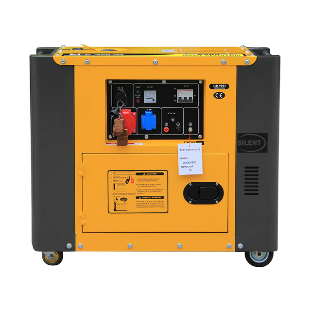 Low Price 5KVA Three Phase Silent diesel Generator with Remote Start