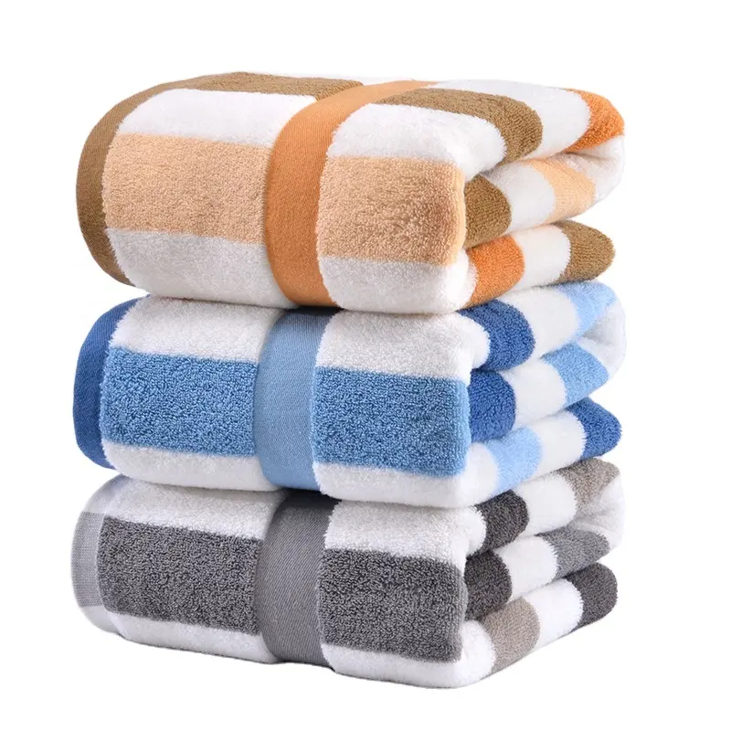 Customized Bathroom Home Toilet 70*140 Luxury Absorbent 100% Cotton Bath Towels