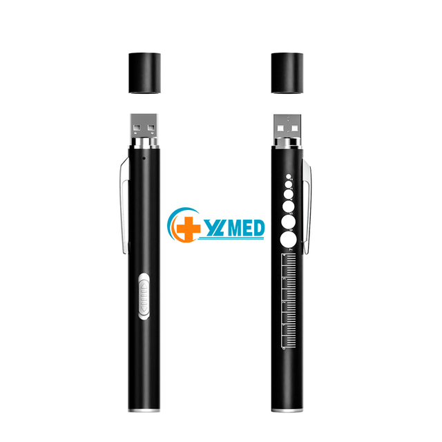 Professional Medical ABS Solar Flashlight Pen Light for Nurse and Doctor Diagnosis and Teaching Resources LED Flashing Speaker
