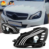 Pièces de modification automobile de style Maybach, ensemble de phares LED modifiés pour Mercedes-Benz Classe C W204, mise à niveau des phares