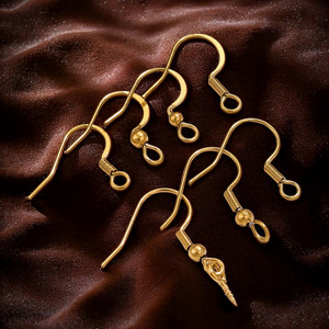 18K Gold Plated Classic Geometric S Shape <b>Earrings</b> <b>Hook</b> Jewelry Findings and Components Stainless Steel Jewelry Making - Product Image 3