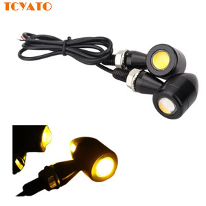 TCYATO Clignotant universel pour moto, Ambre <span class=keywords><strong>Vintage</strong></span> Mini LED Light, Clignotant - Product Image 1