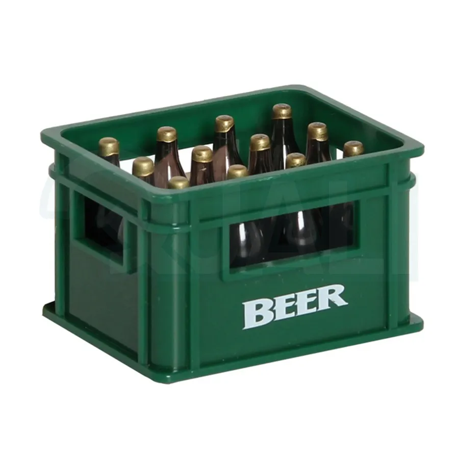 Hoge Klasse 24 Flessen Plastic Bier Krat Moving Drinken Krat Plastic 12 Gaten Plastic Fles Krat