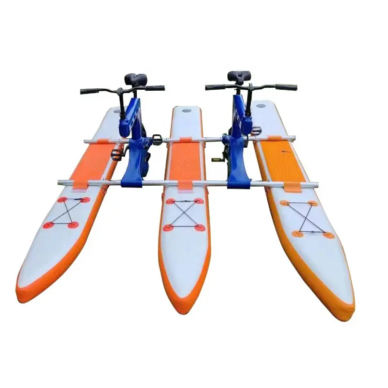 Aufblasbares Wasser Fluss Meer Fahrrad Schwan Pedal Boot Tandem Fahrrad Fahrrad Flying Hydro Bikes für zwei Personen