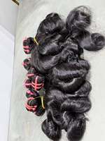 Cheveux naturels indiens et cambodgiens de qualité supérieure, cheveux humains bruts, lisses, ondulés naturels, bouclés birmans, en lots, cuticules alignées