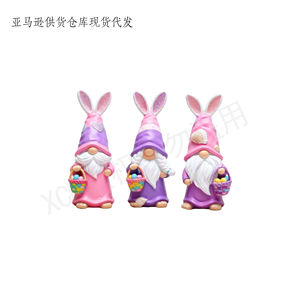 <span class=keywords><strong>Trio</strong></span> de gnomes sur le thème de la plage en polyrésine personnalisée, figurines de château de sable, accents décoratifs côtiers, cadeau idéal pour les amateurs de décoration estivale - Product Image 2