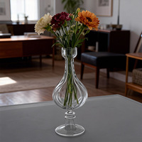 Vase hydroponique en verre borosilicate de haute qualité, épaissi, transparent, design minimaliste moderne pour le salon, la table à manger