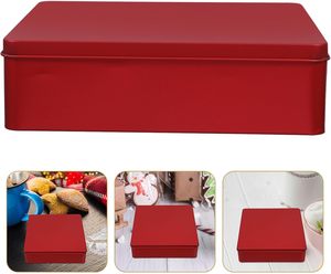Popular Custom Printing Tinplate Storage Container Rectangle Pressed Metal <b>Biscuit</b> Can Food Grade Cookie <b>Tin</b> Box Packaging - Product Image 6
