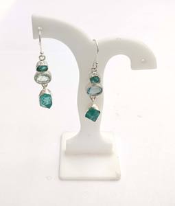 Stylish Classic Style Women's 925 Sterling Silver Ring with Natural Crystal Gemstone Earring Dainty Elegant <b>Accessory</b> - Product Image 3