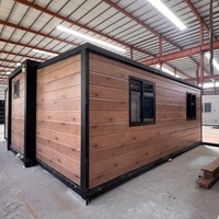 Casa Prefabricada de Lujo de 3 Habitaciones y 2 Baños, Impermeable, Estructura de Acero Tipo Contenedor para Uso como Almacén o Residencia