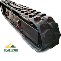 TRACKPRO TPRT 2-10T Nuovo Mini Telaio Cingolato in Gomma per Caricatore, Uso Edile e Agricolo, Componenti in Acciaio