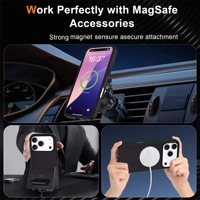 Pour Laudtec étui de téléphone d'affaires de luxe pour iPhone 17 Air 16 Pro Max souple en Fiber de carbone souple antichoc TPU PC matériel magnétique