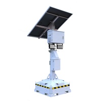 Tour d'éclairage solaire DC12V certifiée CE ISO avec sortie de tension stable pour parkings