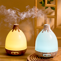Diffuseur d'huiles essentielles atomisation ultrasonique de lumière colorée de capacité de 300ml diffuseur d'arôme de chambre à domicile