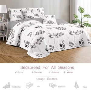 Juego de sábanas de lino de cama de gran oferta, colchas de microfibra de lujo <span class=keywords><strong>Twin</strong></span> Queen King para edredón de dormitorio - Product Image 5