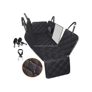 Housse de siège de voiture imperméable antidérapante pour banc arrière compatible avec l'extension de siège arrière pour chiens avec ceinture de sécurité - Product Image 3