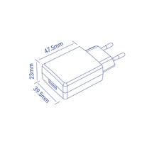 Chargeur USB 5V 0,5A-2,5A, adaptateur secteur AC/DC, alimentation 2500mA