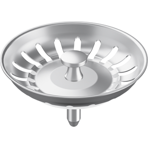 Bouchon d'évier de cuisine 83mm SS304 filtre de vidange d'évier Satin argent et doré bouchon de panier Anti-colmatage panier collecte des déchets boîte de panier - Product Image 4