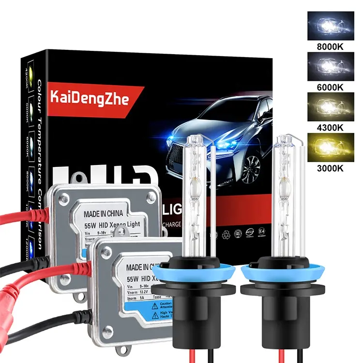 H1 H3 H4 H8 HB3 HB4 55W Slim Ballast HID Headlight Kit H7 Car 3000K Xenon Lamp