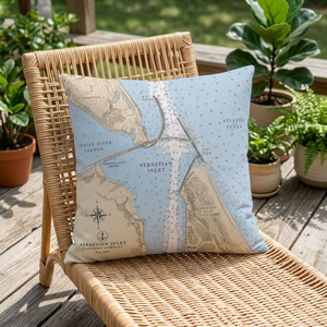 Housse de coussin décorative vintage avec carte nautique personnalisée en gros pour canapé de salon et décoration intérieure - Product Image 4