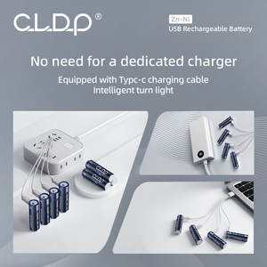 Batterie <span class=keywords><strong>rechargeable</strong></span> <span class=keywords><strong>AAA</strong></span> 1,6 V Ni-Zn personnalisée avec logo, port USB et Type C, 500 mWh, certifiée CB CE RoHS - Product Image 5