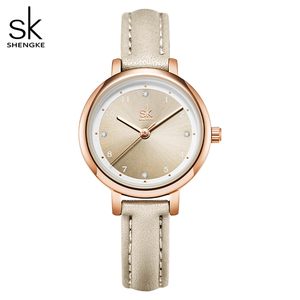 Shengke K9028 Top Brand Fashion Ladies orologi in <span class=keywords><strong>pelle</strong></span> da <span class=keywords><strong>donna</strong></span> al quarzo <span class=keywords><strong>orologio</strong></span> da <span class=keywords><strong>donna</strong></span> con <span class=keywords><strong>cinturino</strong></span> Casual sottile quadrante in marmo SK - Product Image 3
