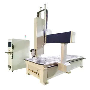 F & E-Funktionen China billig besten Preis Holz bearbeitung 4-Achsen-CNC-Router 1325 Holzstich maschine