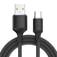 Câble USB tressé en nylon à charge rapide 5A |   3 types de câbles USB-C vers C USB C USB IOS |   4 couleurs : noir/blanc/orange/argent |   Utilisation d'ordinateurs