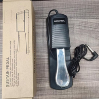 Electronic Keyboard Piano Damper Sustain Pedal, Quality Anti-slip Sustain Foot Switch with Sustain Pedal with Polarity Switch