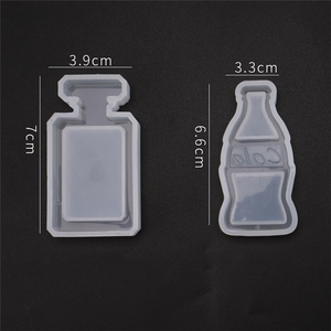C-0134 DIY ручной работы смолы формы силиконовые cola флакон духов формы мороженое шейкер пресс-форм - Product Image 3