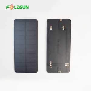 Panel Solar Monocristalino FOLDSUN PET, <span class=keywords><strong>Precio</strong></span> de Fábrica, Cargador con 22.8% de Eficiencia, 5.5V 330MA 1.8W USB, <span class=keywords><strong>Batería</strong></span> para Teléfono Celular, 1 Año de Garantía - Product Image 1