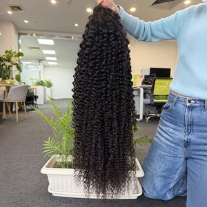 Perruque frontale complète HD 13*6 en cheveux humains vierges brésiliens, ondulations profondes, densité 250% - Product Image 3