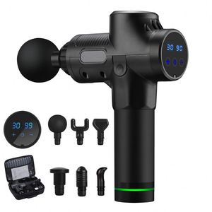 Pistola de Masaje Profesional de Tejido Profundo con Motor Silencioso sin Escobillas, 30 Velocidades, Pantalla LCD, Masajeador de Fascia para Rehabilitación Muscular Deportiva - Product Image 3