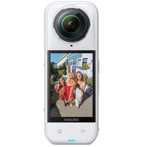 Insta360-Cámara de acción de 360 °, resistente al agua, 8K, Blanco satinado, luz baja, efecto de palo de selfie invisible, lente resistente y reemplazable - Product Image 1